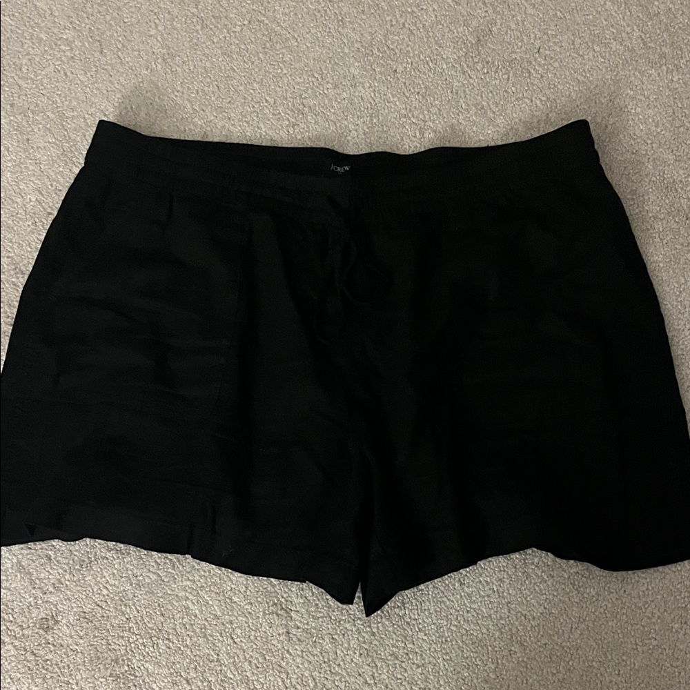 J. Crew High Waist Black Shorts